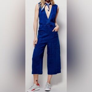 Free People Midnight Navy Romper